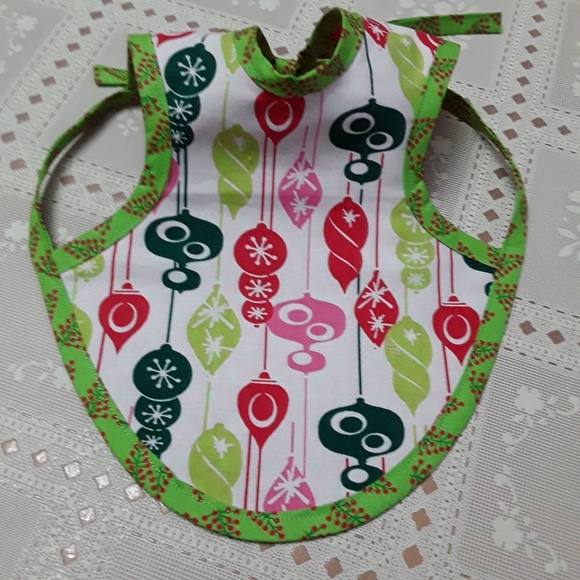 Pixie Dust Designs Other - Christmas baby bib